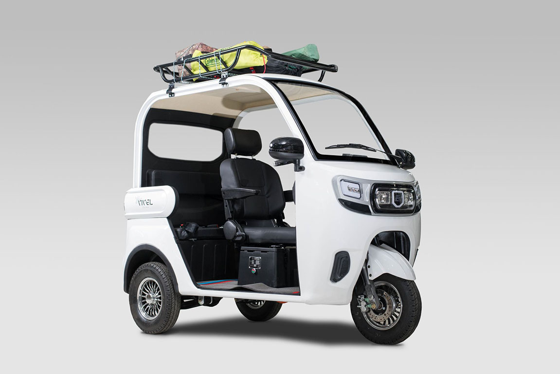 EV三輪自動車「VIVEL TRIKE」にキャリアやドラレコなど待望の